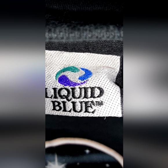 Vintage Grateful Dead "Space your face" Liquid Blue tie dye w/tags,NOT PREOWNED - Picture 4 of 6